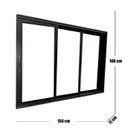 Ver imagem 4 de Janela Vitrô 3 Planos Linha 25 100x150