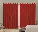 Ver imagem 2 de Cortina Blackout PVC 3,00m X 2,50m Com Voil Vermelho
