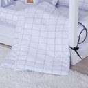 Ver imagem 2 de Edredom para Berço Percal 200 Fios 100% Algodão 1 Peça - Grid