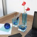 Ver imagem 3 de Vaso Decorativo Presidente Cristal Murano Acqua Marine