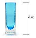 Ver imagem 2 de Vaso Decorativo Presidente Cristal Murano Acqua Marine