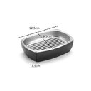 Ver imagem 6 de Kit para Banheiro Lavabo 5 peças Preto e Cromado Linha Conceito