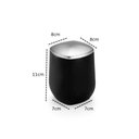 Ver imagem 5 de Kit para Banheiro Lavabo 5 peças Preto e Cromado Linha Conceito