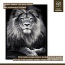 Ver imagem 6 de Quadro Decorativo Leão King 003 Moldura em Madeira com Vidro 30x42cm