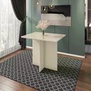 Ver imagem 1 de Mesa Lisboa 120 cm com Vidro Cor:Off White