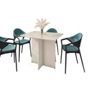 Ver imagem 4 de Mesa Lisboa 120 cm com Vidro Cor:Off White