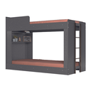 Ver imagem 1 de Beliche Montessoriana Solteiro com 2 Colchões Pará Grafite