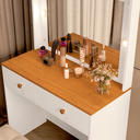 Ver imagem 6 de Penteadeira Maquiagem com Led 2 Gavetas Organizadoras Banco