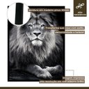 Ver imagem 4 de Quadro Decorativo Leão King 003 Moldura em Madeira 60x80cm