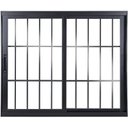 Ver imagem 1 de Vitro de Aluminio 2 Folhas com Grade Linha Premium:1,20 X 1,50/preto