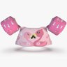 Boia Infantil Colete Salva Vidas Nash Rosa Chiclete Flamingo - 1