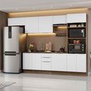 Ver imagem 1 de Armário de Cozinha Completa 330cm Rustic/Branco Stella Madesa 05