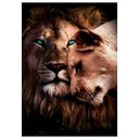 Ver imagem 1 de Quadro Decorativo Casal Rei 004 Moldura em Madeira com Vidro 30x42cm