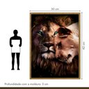 Ver imagem 3 de Quadro Decorativo Casal Rei 004 Moldura em Madeira 30x42cm