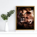 Ver imagem 4 de Quadro Decorativo Casal Rei 004 Moldura em Madeira 40x60cm