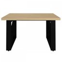 Ver imagem 2 de Mesa Escrivaninha Tamburato Tokyo Carvalho/preto - Artany Móveis