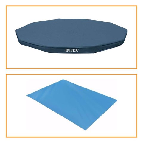 Kit com Capa 305 cm Estrutural e Forro Intex