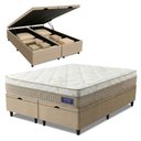 Ver imagem 3 de Cama Box Baú Colchão King Euro In Natural Confort 193x203x66cm