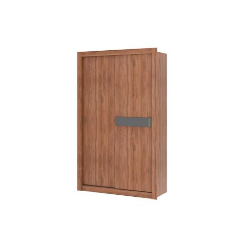 Guarda Roupa Solteiro 2 Portas de Correr e 2 Gavetas Vivacce 835 Flex Freijo ou Freijo C/ Cinza -