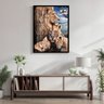 Quadro Decorativo Familia Leão 005 Moldura em Madeira com Vidro 60x80cm - 1