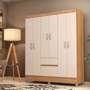 Ver imagem 2 de Guarda Roupa Casal Flash 2 Amêndola Touch Off White – Demóbile