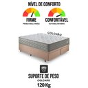 Ver mais imagens de Base Box Baú Bipartido Casal 138x188 Linho com Colchão New 4 Estações Molas Ensacadas