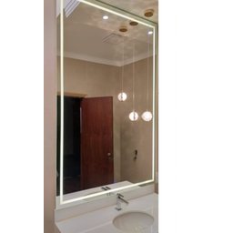 Espelho com Luz de Led 80x70 Touch Screen Branco Frio - 2