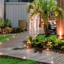 Ver imagem 7 de Balizador Jardim Solo Spot Led 2w 3000k Bivolt Ip67 Facho Intenso Branco Quente em Aço Inox