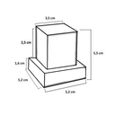 Ver imagem 7 de Chuveiro Piscina Chuveirão 20x20 Volante Base Deca Preto