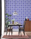 Ver imagem 5 de Papel de Parede Adesivo Azulejo Arabesco Azul Retro 2,80m