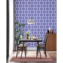Ver imagem 5 de Papel de Parede Adesivo Azulejo Arabesco Azul Retro 2,80m