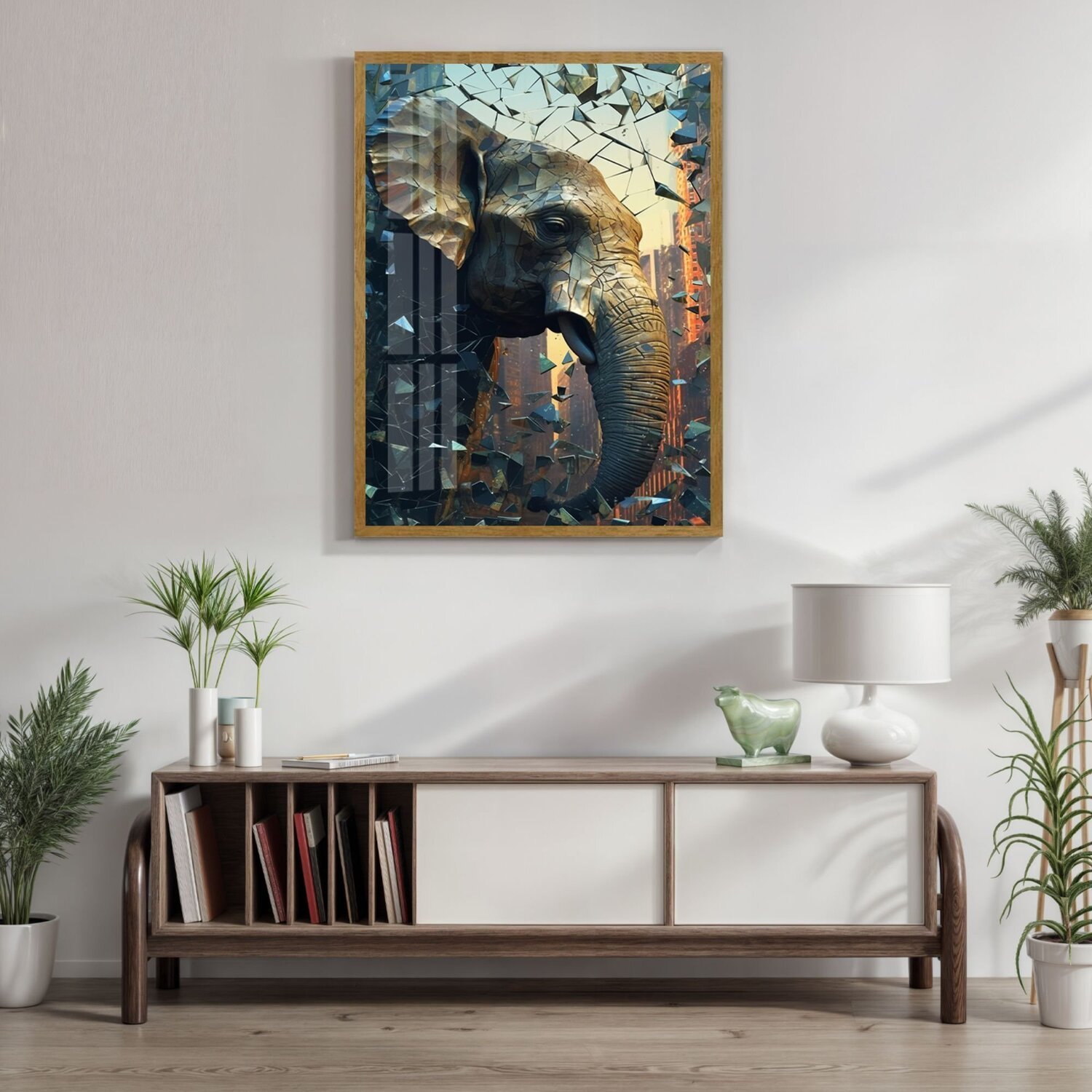 Quadro Decorativo Elefante Animal 007 40x60 - 1