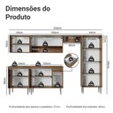 Ver imagem 3 de Armário de Cozinha Completa 293cm Rustic Emilly Madesa 011