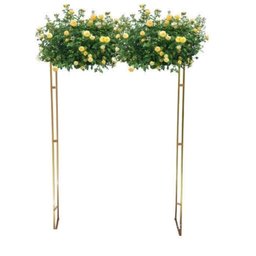 Kit Gazebo + Esteira de Palha Taboa para Decorar Jardins com Flores, 200cm Portátil e Desmontável - 7