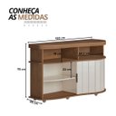 Ver imagem 3 de Buffet Aparador Artely Magnum Cinamomo/off White