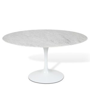 Mesa Saarinen Tulipa Oval Carrara 137x90cm