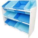 Ver imagem 6 de Organizador de Brinquedo Infantil Especial Azul Bebe e Azul Royal