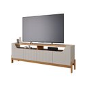 Ver imagem 2 de Rack para TV até 70 Polegadas MDF 185cm Moema Bege