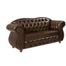 Namoradeira Chesterfield Merlo 2 Lugares - Corano Marrom / Decoração, recepção, sala tv estar - 1
