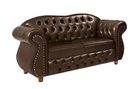 Ver imagem 1 de Namoradeira Chesterfield Merlo 2 Lugares - Corano Marrom / Decoração, recepção, sala tv estar