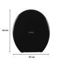 Ver imagem 6 de Tampa Vaso Sanitário Assento Soft Macio Universal Oval Preto