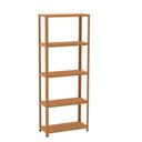 Ver imagem 1 de Estante de Estrutura Metálica com 5 Prateleiras 175cm(a)92acm(l)40cm(p) com Reforço Laranja