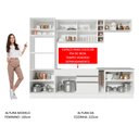 Ver imagem 6 de Armário de Cozinha Completa 290cm Branco Vicenza Madesa