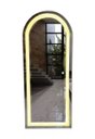 Ver imagem 1 de Espelho Jateado Arco Grande Iluminado com Led Quente Touch 160x80cm