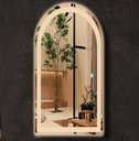 Ver imagem 5 de Espelho Jateado Arco Grande Iluminado com Led Quente Touch 160x80cm