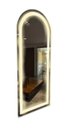 Ver imagem 2 de Espelho Jateado Arco Grande Iluminado com Led Quente Touch 160x80cm