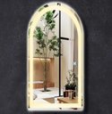 Ver imagem 3 de Espelho Jateado Arco Grande Iluminado com Led Quente Touch 160x80cm