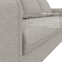 Ver imagem 7 de Conjunto Sofá com 2 e 3 Lugares em Linho Orquídea CabeCasa MadeiraOriginals