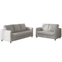 Ver imagem 5 de Conjunto Sofá com 2 e 3 Lugares em Linho Orquídea CabeCasa MadeiraOriginals