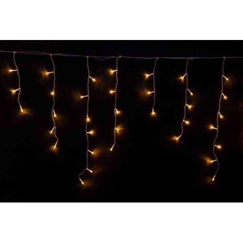 Cortina de Led 100 Lâmpadas Warm 220v 8 Funções 2,5m - Tuut